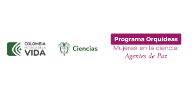 Logo Colombia Potencia de la Vida y Ciencias - Programa Orquídeas